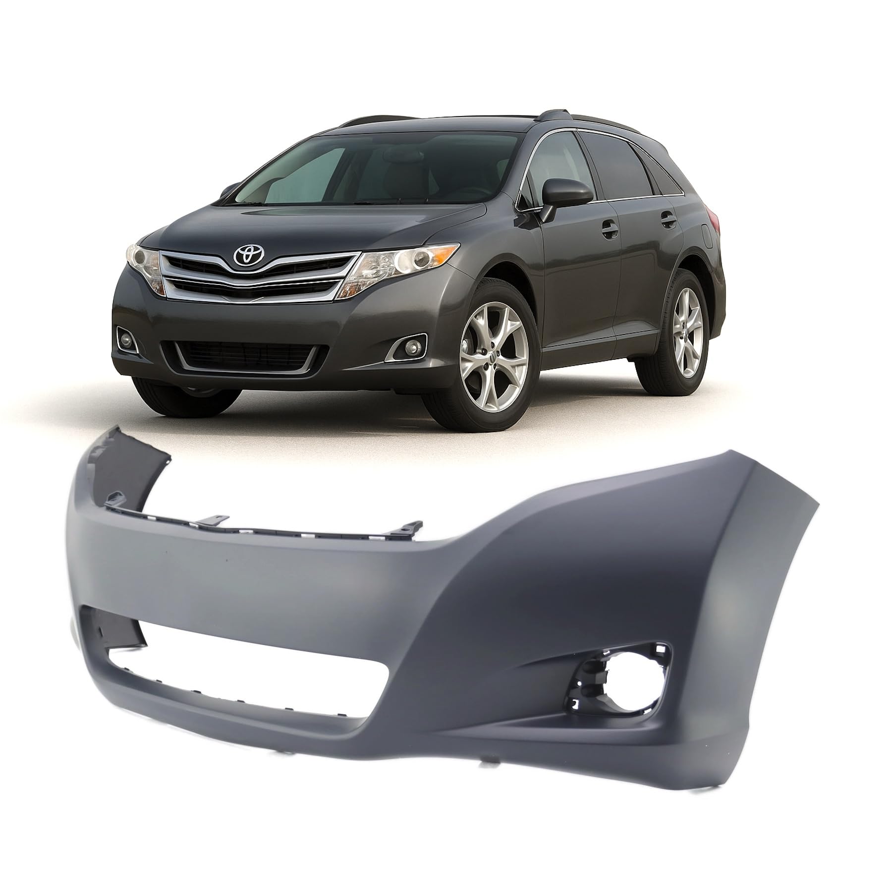 Amazon.com: FitParts Compatible with Toyota Venza 2009–2016 Front